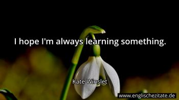 Englisches Zitat von Kate Winslet als Bild