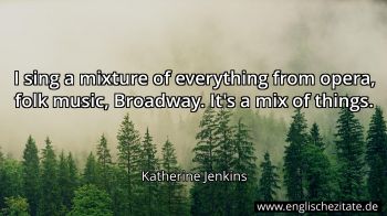 Englisches Zitat von Katherine Jenkins als Bild