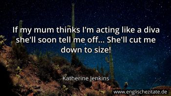 Englisches Zitat von Katherine Jenkins als Bild