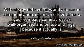 Englisches Zitat von Kathryn Minshew als Bild