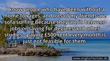 Englisches Zitat von Kathryn Prescott als Bild