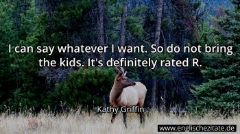 Englisches Zitat von Kathy Griffin als Bild