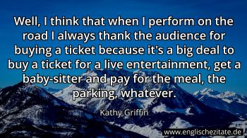 Englisches Zitat von Kathy Griffin als Bild