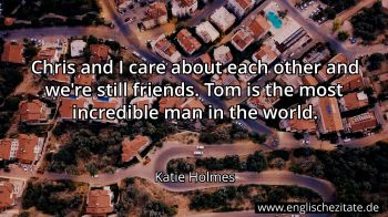 Englisches Zitat von Katie Holmes als Bild