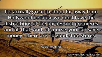 Englisches Zitat von Katie Holmes als Bild