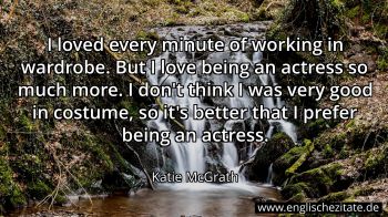 Englisches Zitat von Katie McGrath als Bild