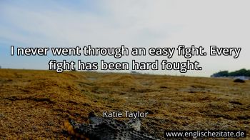 Englisches Zitat von Katie Taylor als Bild