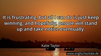 Englisches Zitat von Katie Taylor als Bild