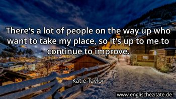 Englisches Zitat von Katie Taylor als Bild