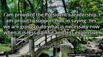 Englisches Zitat von Kay Bailey Hutchison als Bild