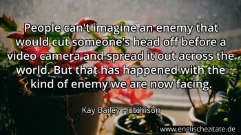 Englisches Zitat von Kay Bailey Hutchison als Bild