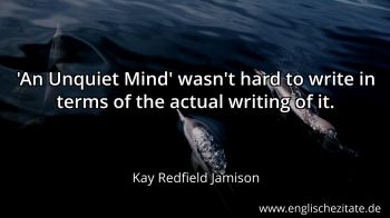 Englisches Zitat von Kay Redfield Jamison als Bild
