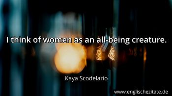Englisches Zitat von Kaya Scodelario als Bild
