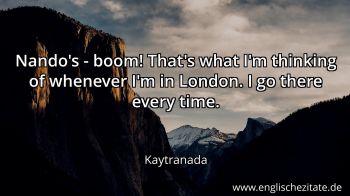 Englisches Zitat von Kaytranada als Bild