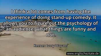 Englisches Zitat von Keenen Ivory Wayans als Bild
