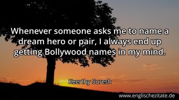 Englisches Zitat von Keerthy Suresh als Bild