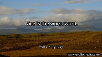 Englisches Zitat von Keira Knightley als Bild