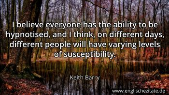 Englisches Zitat von Keith Barry als Bild