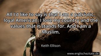 Englisches Zitat von Keith Ellison als Bild