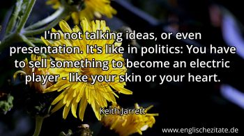 Englisches Zitat von Keith Jarrett als Bild