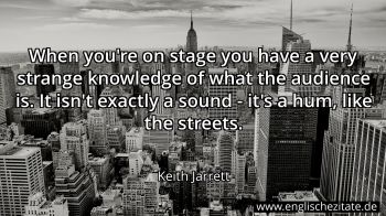 Englisches Zitat von Keith Jarrett als Bild