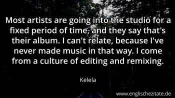 Englisches Zitat von Kelela als Bild
