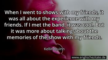 Englisches Zitat von Kellin Quinn als Bild