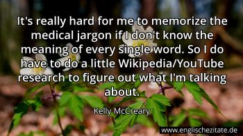 Englisches Zitat von Kelly McCreary als Bild
