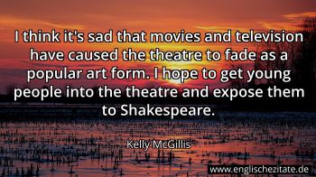 Englisches Zitat von Kelly McGillis als Bild