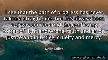 Englisches Zitat von Kelly Miller als Bild