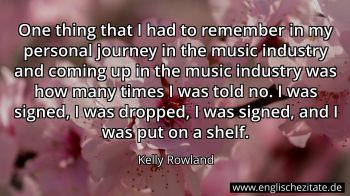 Englisches Zitat von Kelly Rowland als Bild