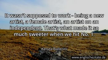 Englisches Zitat von Kelsea Ballerini als Bild
