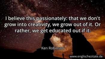 Englisches Zitat von Ken Robinson als Bild