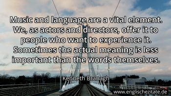 Englisches Zitat von Kenneth Branagh als Bild