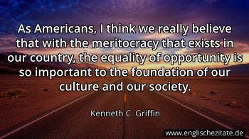 Englisches Zitat von Kenneth C. Griffin als Bild