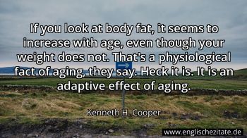 Englisches Zitat von Kenneth H. Cooper als Bild