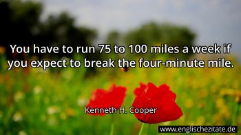 Englisches Zitat von Kenneth H. Cooper als Bild