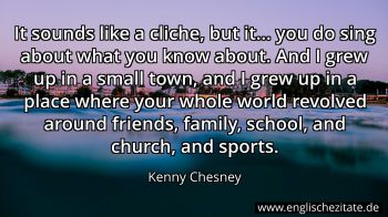 Englisches Zitat von Kenny Chesney als Bild