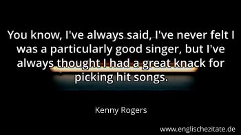 Englisches Zitat von Kenny Rogers als Bild