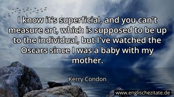 Englisches Zitat von Kerry Condon als Bild