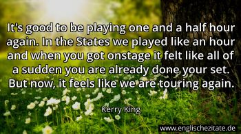 Englisches Zitat von Kerry King als Bild