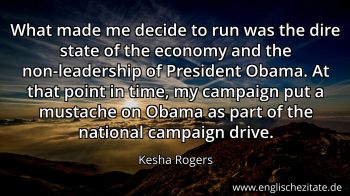 Englisches Zitat von Kesha Rogers als Bild
