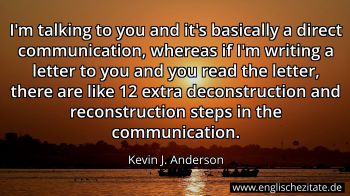 Englisches Zitat von Kevin J. Anderson als Bild