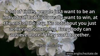 Englisches Zitat von Kevin McCarthy als Bild