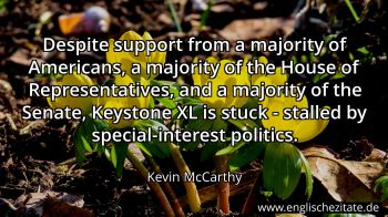 Englisches Zitat von Kevin McCarthy als Bild