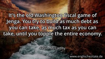 Englisches Zitat von Kevin McCarthy als Bild