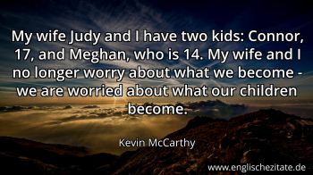 Englisches Zitat von Kevin McCarthy als Bild