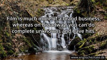 Englisches Zitat von Kevin McCollum als Bild