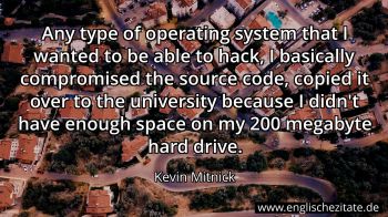 Englisches Zitat von Kevin Mitnick als Bild