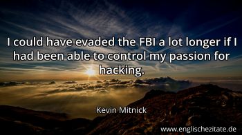 Englisches Zitat von Kevin Mitnick als Bild